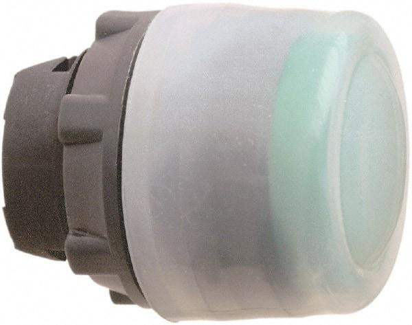 Schneider Electric - 22mm Mount Hole, Flush, Pushbutton Switch Only - Round, Green Pushbutton, Nonilluminated, Momentary (MO) - Americas Industrial Supply