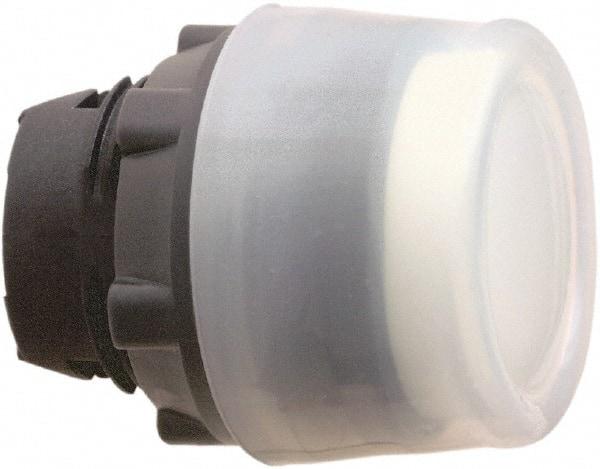 Schneider Electric - 22mm Mount Hole, Extended Straight, Pushbutton Switch Only - Round, White Pushbutton, Nonilluminated, Momentary (MO) - Americas Industrial Supply