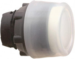 Schneider Electric - 22mm Mount Hole, Extended Straight, Pushbutton Switch Only - Round, White Pushbutton, Nonilluminated, Momentary (MO) - Americas Industrial Supply