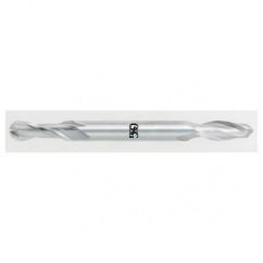 1/8" Dia. - 2-1/4" OAL - Bright HSS Co-Center Cut SE EM - 2 FL - Americas Industrial Supply