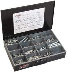Value Collection - 192 Piece, #10 to 1/2 Screw, Steel Anchor Assortment - Zinc Plated - Americas Industrial Supply