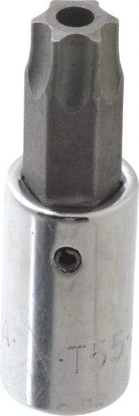 SK - 3/8" Drive, T55 Torx Bit Socket - 2" OAL, Tamper Resistant - Americas Industrial Supply