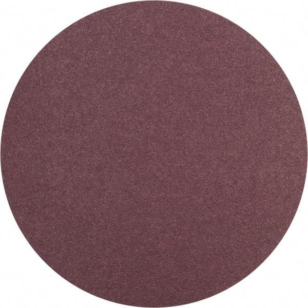 Norton - 9" Diam, 50 Grit Aluminum Oxide Adhesive PSA Disc - Coarse Grade, Brown, Cloth Backing, Flexible - Americas Industrial Supply