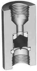 Plast-O-Matic - 1/2" Pipe, 120 Max psi, 0.75 GPM, Sandwich Flow Control Valve - EPDM Seal - Americas Industrial Supply