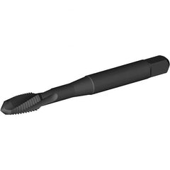 Kennametal - M12x1.75 Metric Coarse 3 Flute Plug Spiral Flute Tap - Vanadium High Speed Steel, Oxide Finish, 3-3/8" OAL, Left Hand Flute, Right Hand Thread, H2, Series T690 - Americas Industrial Supply