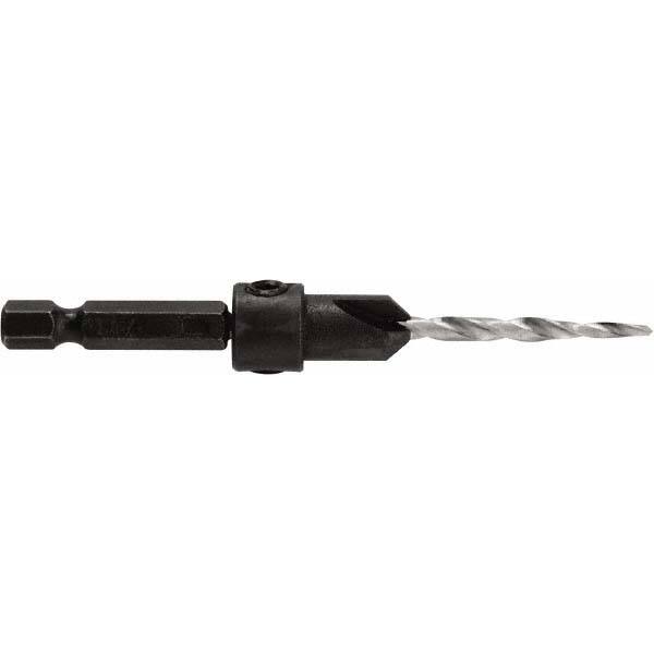 Irwin - Adjustable-Depth Drill Countersinks Cutter Head Diameter (Inch): 5/16 Drill Size Compatibility (Decimal Inch): 0.1406 - Americas Industrial Supply
