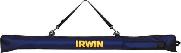 Irwin - 78" Long, Level Soft Case Mount - Blue, Use with Utility Levels - Americas Industrial Supply