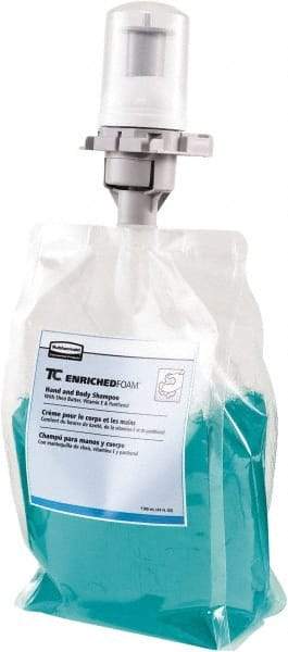 Rubbermaid - 1,300 mL Dispenser Refill Fresh Spring Hair & Body Wash - Pearlized Aqua - Americas Industrial Supply