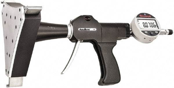 Starrett - Electronic Bore Gages Type: Pistol Grip Electronic Bore Gage Minimum Measurement (Decimal Inch): 7.0000 - Americas Industrial Supply
