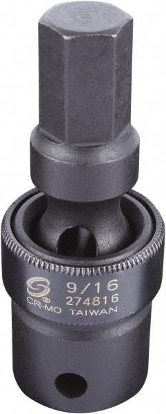 Sunex Tools - 1/2" Drive, 9/16" Impact Hex Bit Socket - Americas Industrial Supply