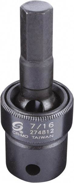 Sunex Tools - 1/2" Drive, 7/16" Impact Hex Bit Socket - Americas Industrial Supply