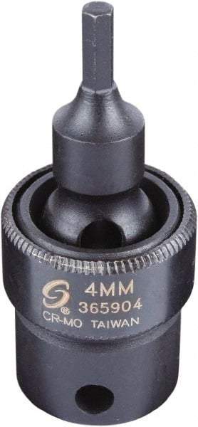 Sunex Tools - 3/8" Drive, 4mm Impact Hex Bit Socket - Americas Industrial Supply