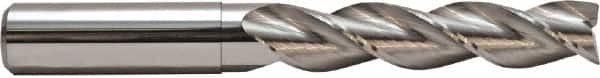 M.A. Ford - 1/2", 3 Flute, Solid Carbide, 0.03" Corner Radius End Mill - 4" OAL, 5/8" LOC - Americas Industrial Supply