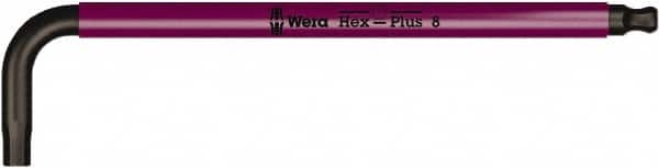 Wera - 5mm Hex, Cushion Grip, Hex Key - 154mm OAL, Metric System of Measurement - Americas Industrial Supply
