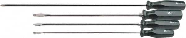 SK - 4 Piece Phillips & Slotted Screwdriver Set - Bit Sizes: Philips #2 - Americas Industrial Supply