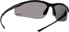 bolle SAFETY - Polarized Gray Lenses, Frameless Polarized Glasses - Anti-Fog, Scratch Resistant, Size M, Wrap Around - Americas Industrial Supply