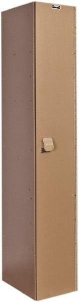 Hallowell - 1 Door, 1 Tier, Solid Plastic Locker - Americas Industrial Supply