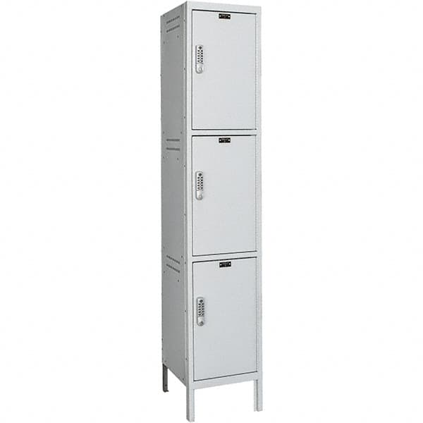 Hallowell - 3 Door, 3 Tier, Charging Station Locker - Americas Industrial Supply