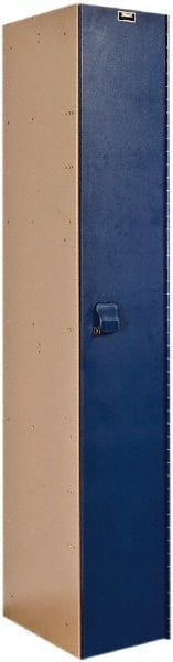 Hallowell - 1 Door, 1 Tier, Solid Plastic Locker - Americas Industrial Supply