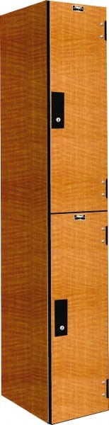 Hallowell - 2 Door, 2 Tier, Premium Wardrobe Lockers - Americas Industrial Supply