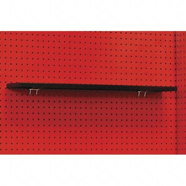Hallowell - Steel Workbench & Workstation Shelf - 5" Deep, 1" High, Use with Fort Knox Modular Utility Storage & Workbench System - Americas Industrial Supply