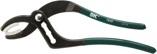 SK - 10" OAL, 2-1/2" Max Capacity, 44mm Jaw Length x 1.44" Jaw Width, 4 Position Soft Jaw Tongue & Groove Pliers - Curved Jaws, Vinyl Handles - Americas Industrial Supply