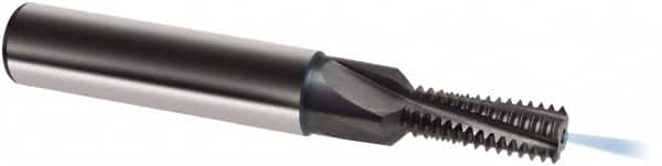 Guhring - 7/16-14 UNC, 0.313" Cutting Diam, 4 Flute, Solid Carbide Helical Flute Thread Mill - Internal Thread, 24.5mm LOC, 80mm OAL, 12mm Shank Diam - Americas Industrial Supply