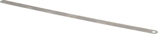Starrett - 14 Piece, 0.03 to 0.5mm Parallel Feeler Gage Set - 300mm Long x 12-1/2mm Wide, Tempered Steel - Americas Industrial Supply