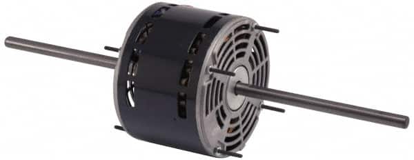 US Motors - 1/8 hp, OPAO Enclosure, Auto Thermal Protection, 1,075 RPM, 115 Volt, 60 Hz, Single Phase Permanent Split Capacitor (PSC) Motor - Size 48YZ Frame, Hub Mount, 3 Speed, Sleeve Bearings, 2.1 Full Load Amps, B Class Insulation, CCW Lead End - Americas Industrial Supply