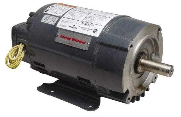 US Motors - 2 hp, ODP Enclosure, No Thermal Protection, 1,740 RPM, 208-230/460 Volt, 50/60 Hz, DripProof, Premium Efficiency Motor - Size 145TC Frame, C-Face Mount, 1 Speed, Ball Bearings, 5.9-5.5/2.8 Full Load Amps, F Class Insulation - Americas Industrial Supply