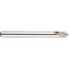 National Twist Drill - 1/4" Body Diam, 90°, 2-3/4" OAL, Cobalt Spotting Drill - Americas Industrial Supply