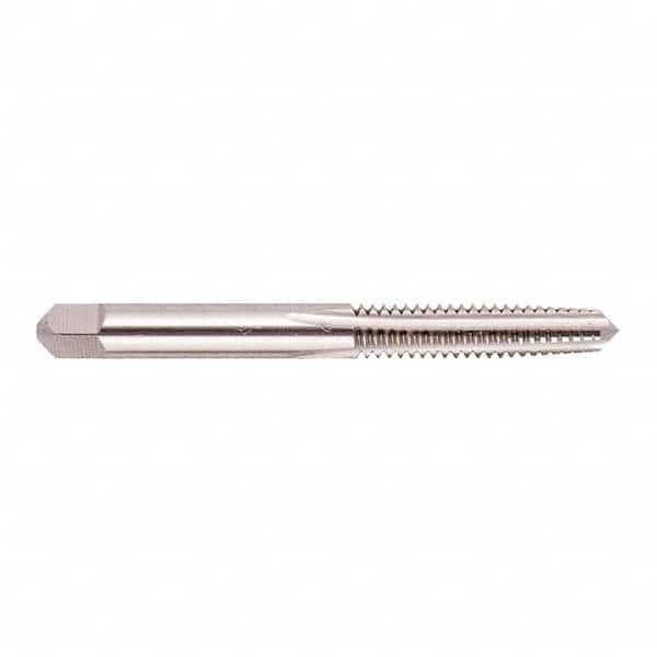 Regal Cutting Tools - M3x0.50 Metric Coarse 6H 3 Flute Bright Finish Solid Carbide Straight Flute Standard Hand Tap - Plug, Right Hand Thread, 1-15/16" OAL, 5/8" Thread Length, D3 Limit, Oversize - Americas Industrial Supply