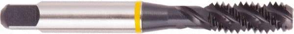 Regal Cutting Tools - M14x1.50 Metric Fine 3 Flute Bottoming Spiral Flute Tap - High Speed Steel, Oxide Finish, Right Hand Flute, Right Hand Thread, D6, Series Triple Crown - Americas Industrial Supply