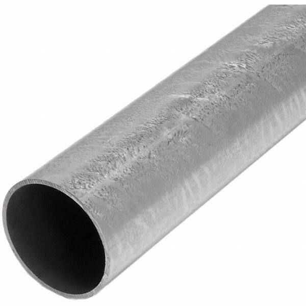 TAPCO - 12' High, Galvanized Traffic Sign Post - Steel, Silver - Americas Industrial Supply