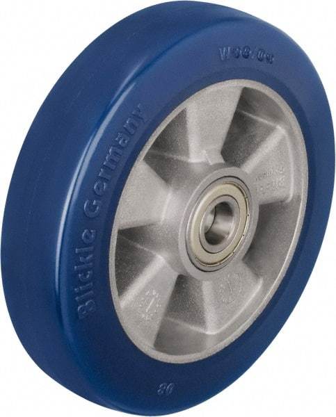 Blickle - 7 Inch Diameter x 1-31/32 Inch Wide, Polyurethane-Elastomer Blickle Besthane Caster Wheel - 1,320 Lb. Capacity, 25/32 Inch Axle Diameter, Ball Bearing - Americas Industrial Supply