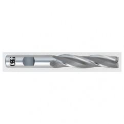 1/2 x 1/2 x 2-1/4 x 4-1/4 3 Fl HSS-CO Tapered Center Cutting End Mill - Bright - Americas Industrial Supply
