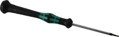 Wera - 1.5mm Precision Miniature Hex Driver - 2-3/8" Bade Length, Ergonomic with Spinning Cap Handle, 2-3/8" OAL - Americas Industrial Supply