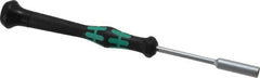 Wera - 3/16" Solid Shaft Precision Nutdriver - Ergonomic Handle, 6-1/4" OAL - Americas Industrial Supply