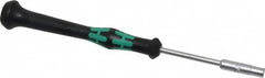 Wera - 5/32" Solid Shaft Precision Nutdriver - Ergonomic Handle, 6-1/4" OAL - Americas Industrial Supply