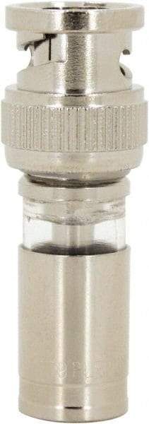 Ideal - Straight, BNC Compression Coaxial Connector - Compatible with RG59, Brass Body - Americas Industrial Supply