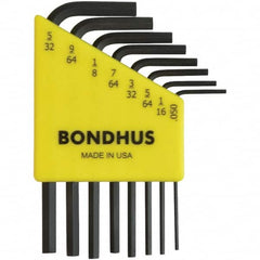 Bondhus - Hex Key Sets Tool Type: Hex Handle Type: L-Key Short Arm - Americas Industrial Supply