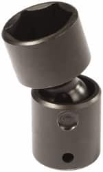 Proto - 1/2" Drive 1/2" Standard Universal Impact Socket - 6 Points, 2-19/32" OAL - Americas Industrial Supply