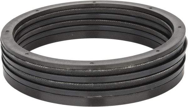 Made in USA - 5" Inside Diam x 5-3/4" Outside Diam V-Packing Set - 1-1/6" High - Americas Industrial Supply