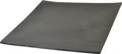 Made in USA - 12" Long, 12" Wide, 1/4" Thick, Buna-N Rubber Foam Sheet - 50 to 60 Durometer, Black, -20 to 180°F, 2,500 psi Tensile Strength, Plain Backing, Stock Length - Americas Industrial Supply