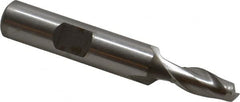 Hertel - 6.5mm, 9/16" LOC, 3/8" Shank Diam, 2-3/8" OAL, 2 Flute, Cobalt Square End Mill - Single End, Uncoated, Centercutting, Right Hand Cut - Americas Industrial Supply