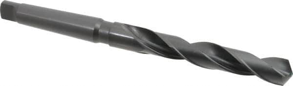 General Chipbreaker - 15/16", 3MT 118° Point High Speed Steel Taper Shank Drill Bit - Oxide Finish, 6-1/4" Flute Length, 11" OAL, Chipbreaker Flute - Americas Industrial Supply