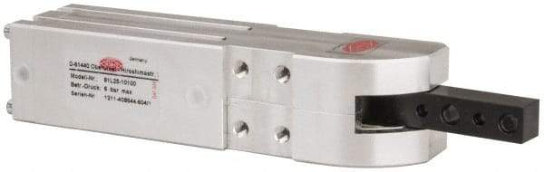 De-Sta-Co - 885 Lb Inner Hold Capacity, Vert Mount, Air Power Hold-Down Toggle Clamp - M5 Port, 90° Bar Opening, 151mm Height Under Bar - Americas Industrial Supply