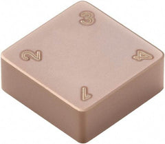 Seco - SNMN432 WZ Grade CBN400C PCBN Turning Insert - TiSiN Finish, 90° Square, 1/2" Inscr Circle, 3/16" Thick, 1/32" Corner Radius - Americas Industrial Supply