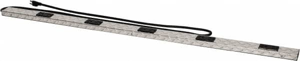 Wiremold - 10 Outlets, 125 Volts, 15 Amps, 6' Cord, Power Outlet Strip - 5-15P NEMA Configuration, 48" Strip - Americas Industrial Supply