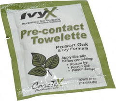 North - Anti-Itch Relief Wipe - Packet, Poison Ivy - Americas Industrial Supply